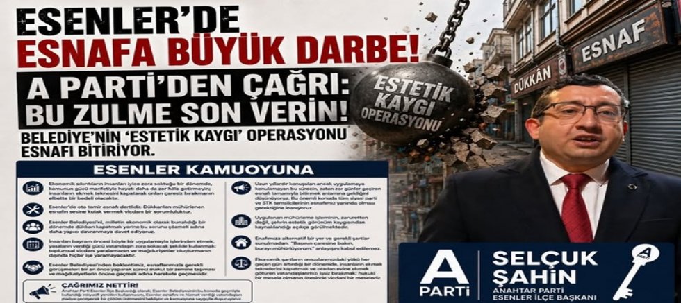 Anahtar Parti Esenler’den Belediye’ye Tepki: 