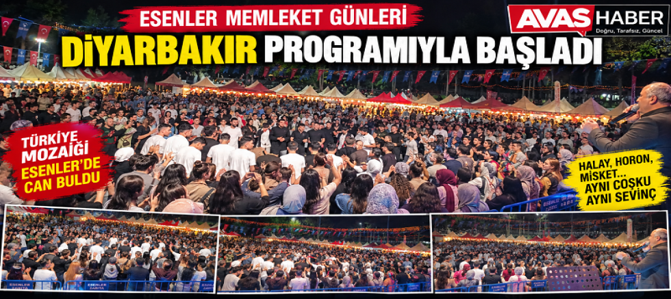 ESENLER’DE TÜRKİYE MOZAİĞİ AYNI HALAYDA BULUŞTU