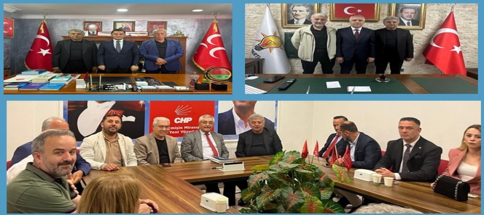 Esenler Trabzonlular Derneği’nden Siyasi Partilere Nezaket Ziyareti