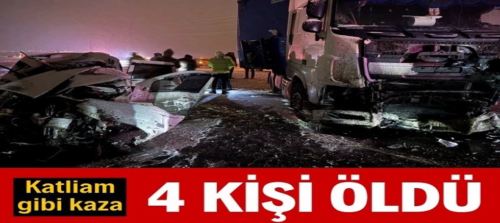 feci kaza: 4 ölü