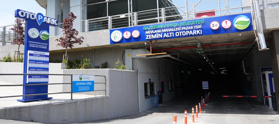 GAZİOSMANPAŞA'DA 800 ARAÇLIK OTOPARK HİZMETE AÇILDI
