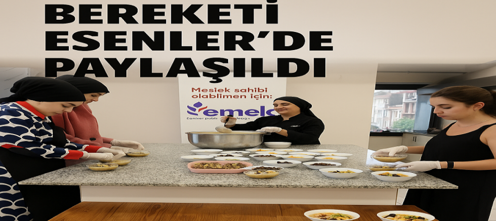 HÜNERLİ ELLERDEN AŞURE İKRAMI