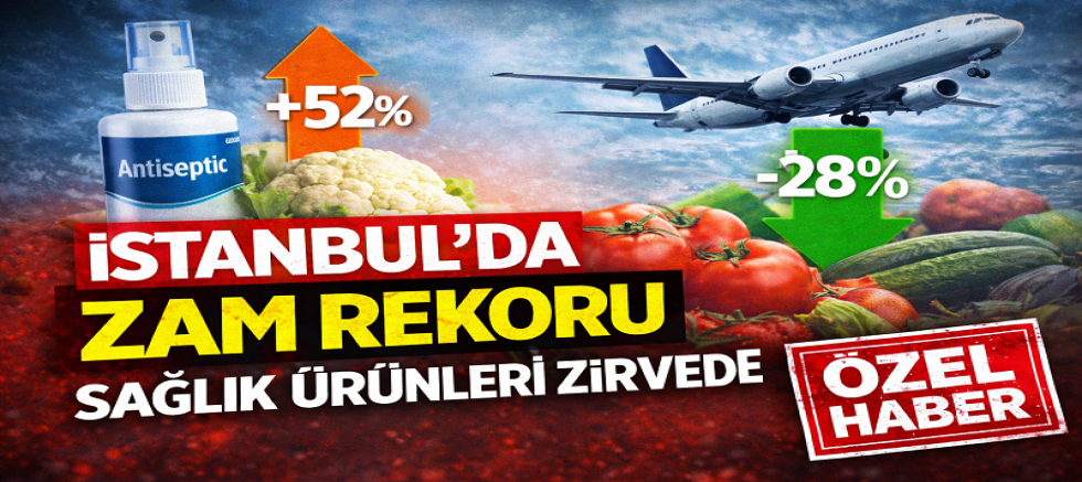 İstanbul’da Zam Rekoru Kırıldı: Sağlık Ürünleri Zirvede