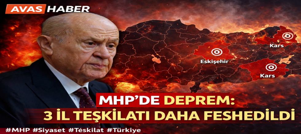 MHP’de Deprem: 3 İl Teşkilatı Daha Feshedildi.