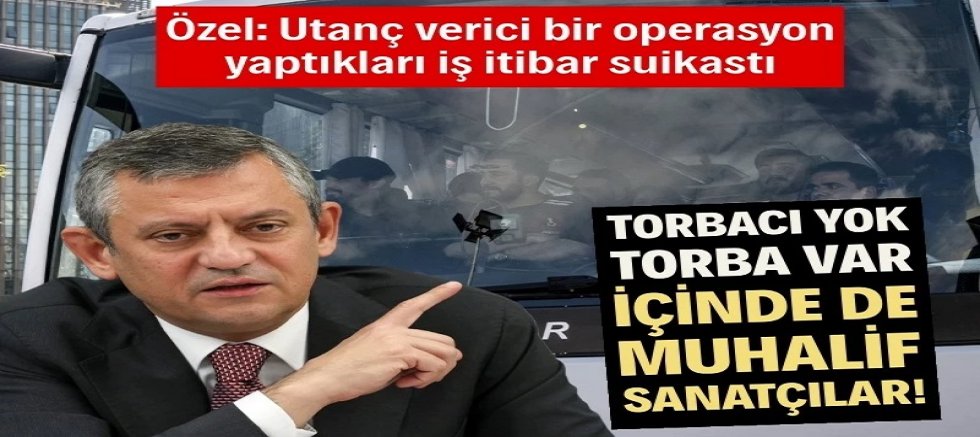 Özel'den 'ünlülere uyuşturucu operasyonu' tepkisi: Torbacı yok, torba var