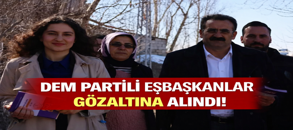 Pankart Gerekçe Gösterildi, Belediye Eşbaşkanları Gözaltına Alındı: DEM Parti’den Hükümete Sert Tepki