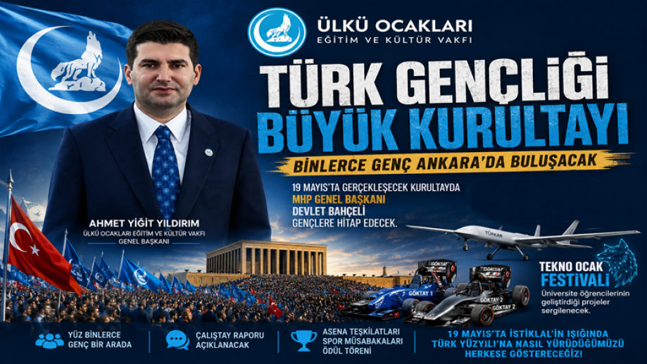 “Türk Gençliği Büyük Kurultayı” İçin Geri Sayım: Binlerce Genç Ankara’da Buluşacak