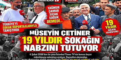19 YILDIR MİKROFONUNU SOKAĞA UZATIYOR