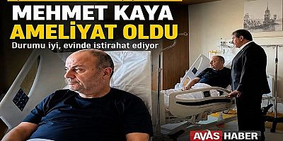 Başkan Göksu'dan Mehmet Kaya'ya Geçmiş Olsun Ziyareti