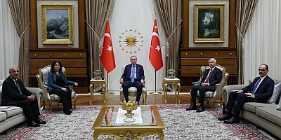 Beştepe’de kritik buluşma: Erdoğan, DEM Parti İmralı heyetini kabul etti