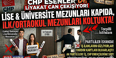 CHP Esenler’de Skandallar Zinciri: 