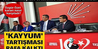 CHP'li kurmaylar: Kayyum tartışmaları son bulacak