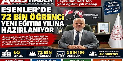 Esenler’de 72 Bin Öğrenci Yeni Eğitim Yılına Hazırlanıyor