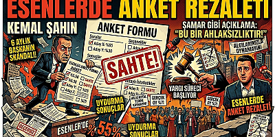 ESENLER’DE SİYASİ REZALET: SAHTE ANKETLE HALKI KANDIRMA OPERASYONU!