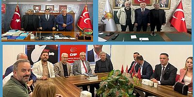 Esenler Trabzonlular Derneği’nden Siyasi Partilere Nezaket Ziyareti