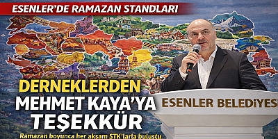 Esenlerde STK Stantları Kapandı Derneklerden Mehmet Kaya'ya Teşekkür