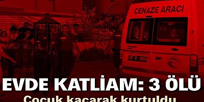 Eşini ve kızını öldürüp hayatına son verdi