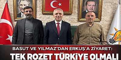 Gazeteciler Basut ve Yılmaz’dan Başkan Erkuş’a Bayram Sonrası Ziyareti.