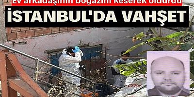 İstanbul'da dehşet: Ev arkadaşının boğazını keserek öldürdü