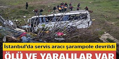 İstanbul'da otobüs şarampole yuvarlandı: 4 ölü, 3’ü ağır 7 yaralı