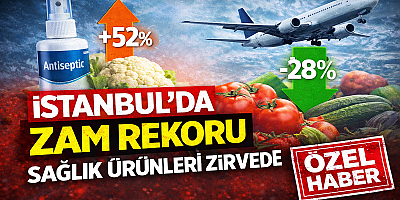 İstanbul’da Zam Rekoru Kırıldı: Sağlık Ürünleri Zirvede