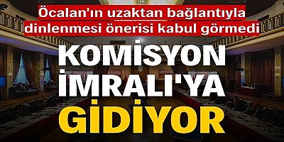 Komisyon İmralı'ya gidiyor: Karar oy çokluğuyla alındı