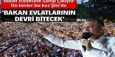 'Millet iradesine sahip çıkıyor' 40'ıncı miting Şile'de