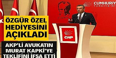 Özgür Özel: AKP'li Mücahit Birinci 'iftira at, 2 milyon dolar ver, kurtul' dedi