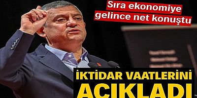 Özgür Özel iktidar vaatlerini açıkladı