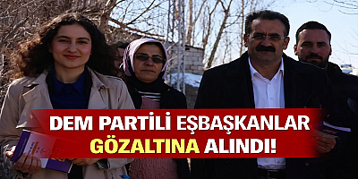 Pankart Gerekçe Gösterildi, Belediye Eşbaşkanları Gözaltına Alındı: DEM Parti’den Hükümete Sert Tepki