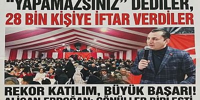 “Yapamazsınız” Dediler, 28 Bin Kişiye İftar Verdiler.